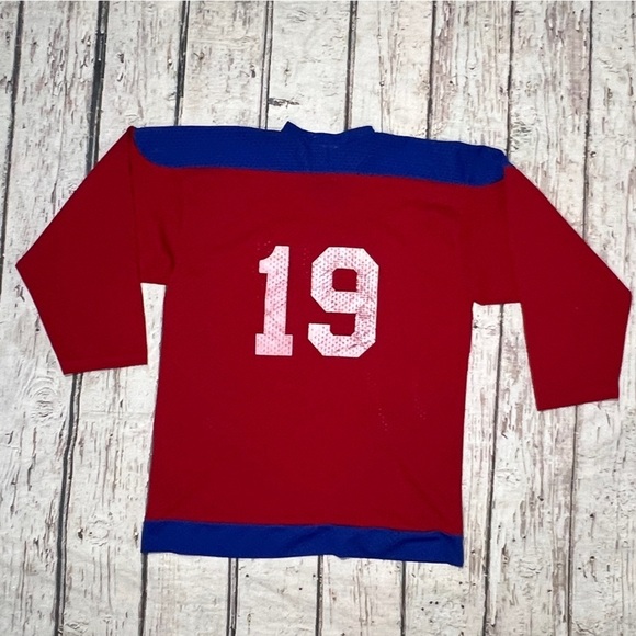 Vintage Montreal Canadiens Logo Club Hockey Sports Rec Jersey - Picture 2 of 7